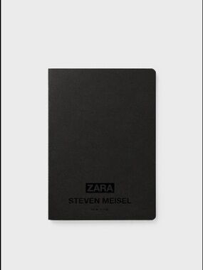 Zara x Steven Meisel -A5 Notebook Sticker Set - Black/Silver NWT